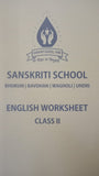 SANSKRITI CLASS 2 ENGLISH WORKSHEET