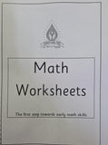 SANSKRITI NURSERY WORKSHEET MATH