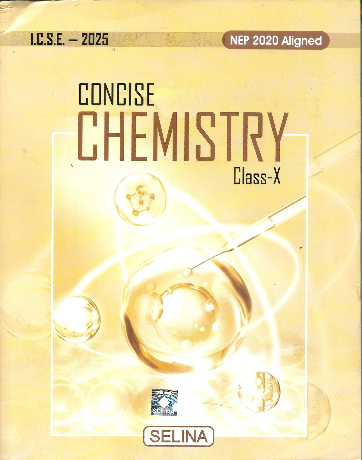 SELINA CONCISE CHEMISTRY ICSE TEXTBOOK 10