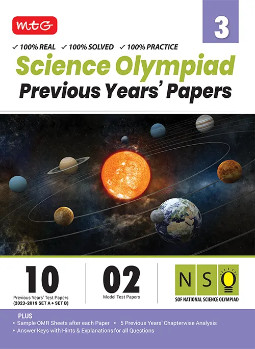 MTG SCIENCE OLYMPIAD PREVIOUS YEARS PAPERS 3