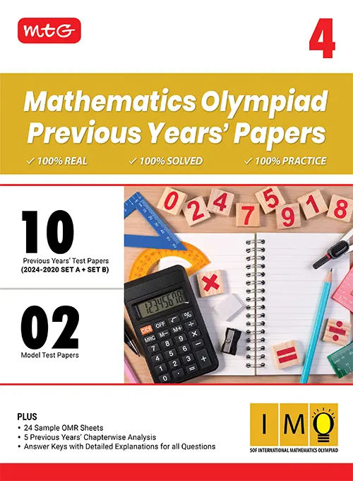 MTG MATHEMATICS OLYMPIAD PREVIOUS YEARS PAPERS 4 IMO 2025-26