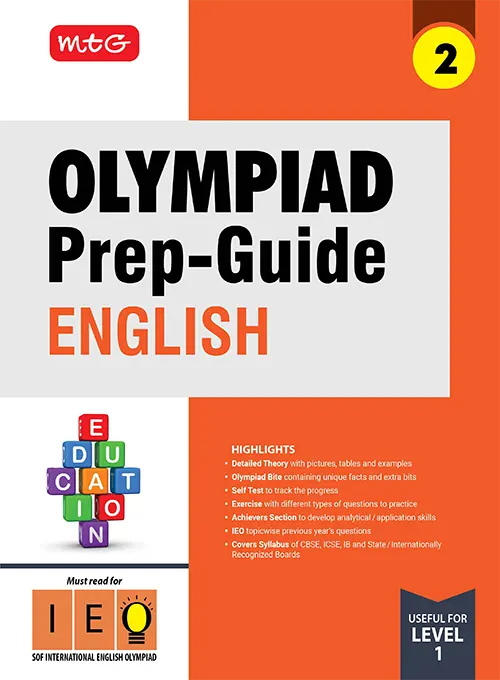 MTG ENGLISH OLYMPIAD PREP-GUIDE IEO 2 2025-26