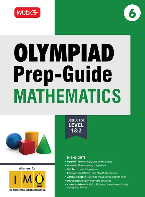 MTG MATHEMATICS OLYMPIAD PREP-GUIDE IMO 6 2025-26