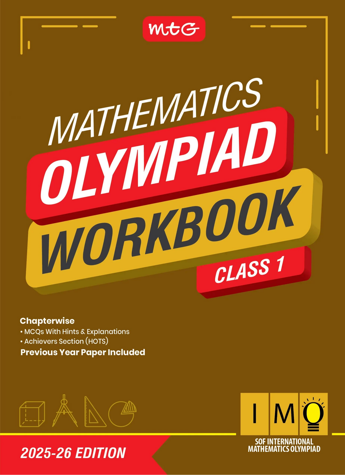 MTG MATHEMATICS OLYMPIAD WORKBOOK IMO 1 2025-26
