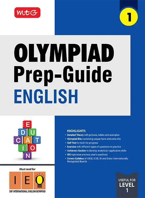 MTG ENGLISH OLYMPIAD PREP-GUIDE IEO 1 2025-26