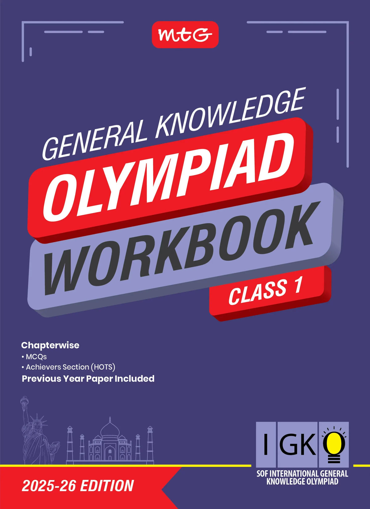 MTG GENERAL KNOWLEDGE OLYMPIAD WORKBOOK IGKO 1 2025-26