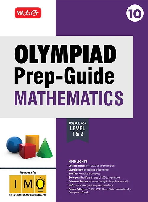 MTG MATHEMATICS OLYMPIAD PREP-GUIDE IMO 10 2025-26