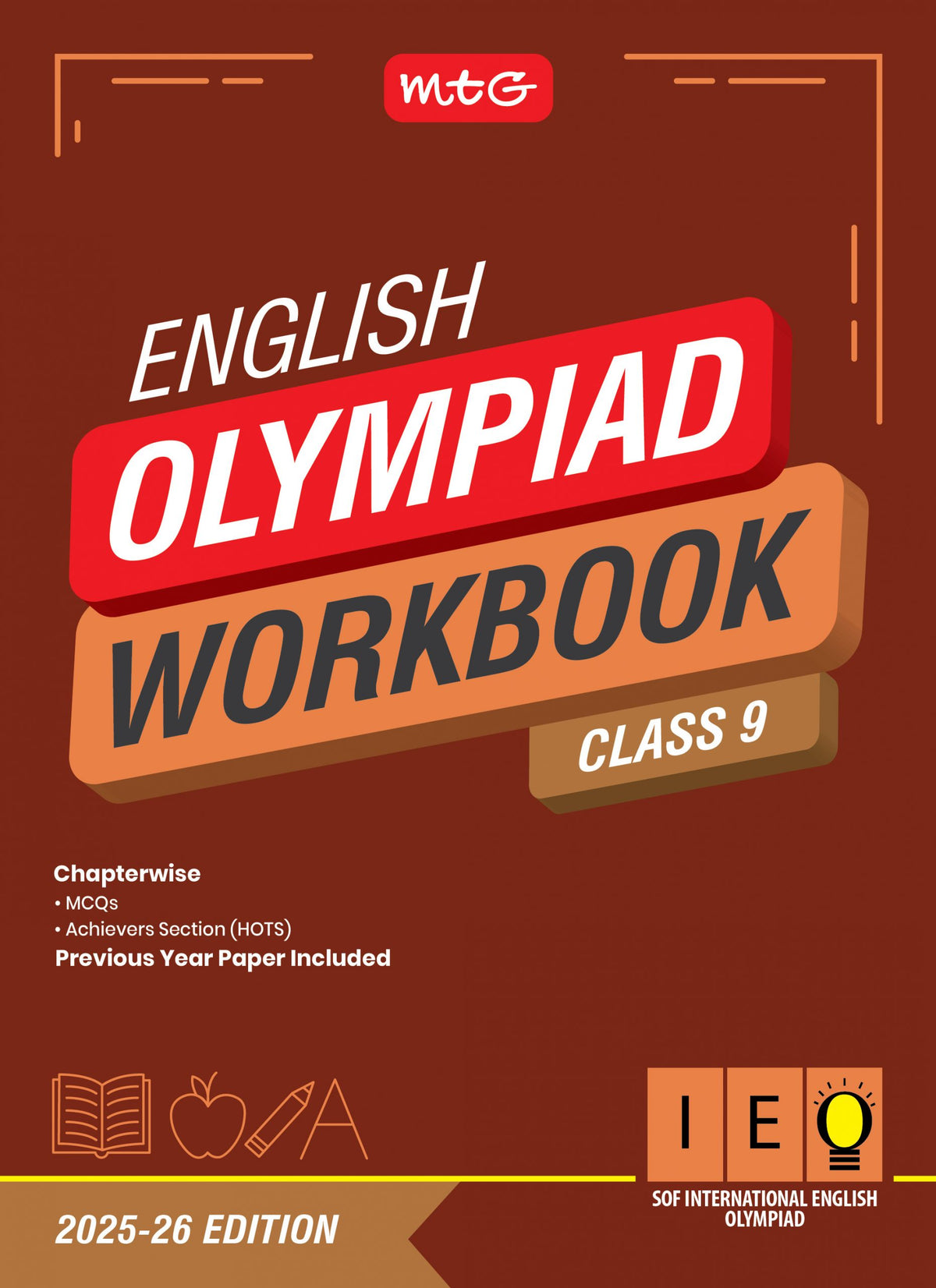 MTG ENGLISH OLYMPIAD WORKBOOK IEO-9 2025-26