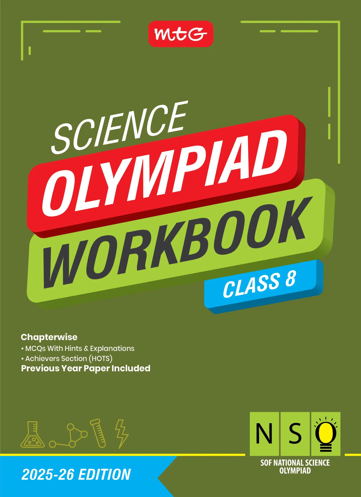 MTG SCIENCE OLYMPIAD WORKBOOK NSO 8 2025-26