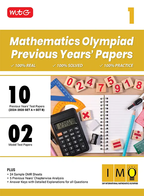 MTG MATHEMATICS OLYMPIAD PREVIOUS YEARS PAPERS 1 IMO 2025-26