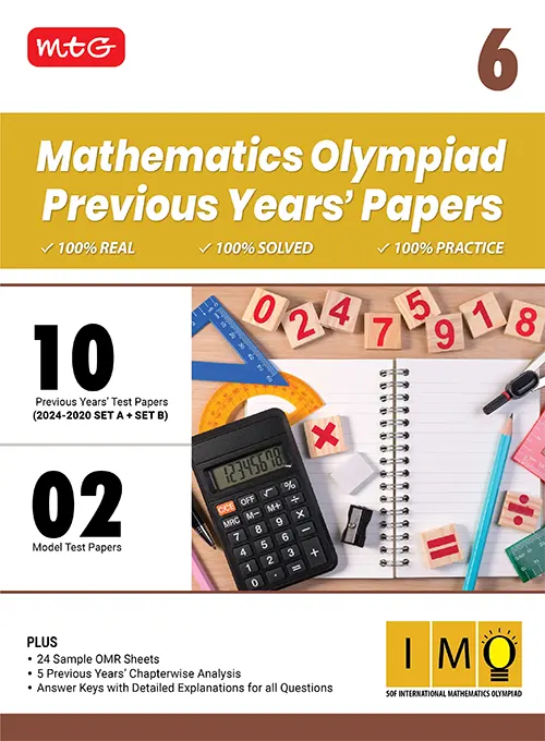 MTG MATHEMATICS OLYMPIAD PREVIOUS YEARS PAPERS 6 IMO 2025-26