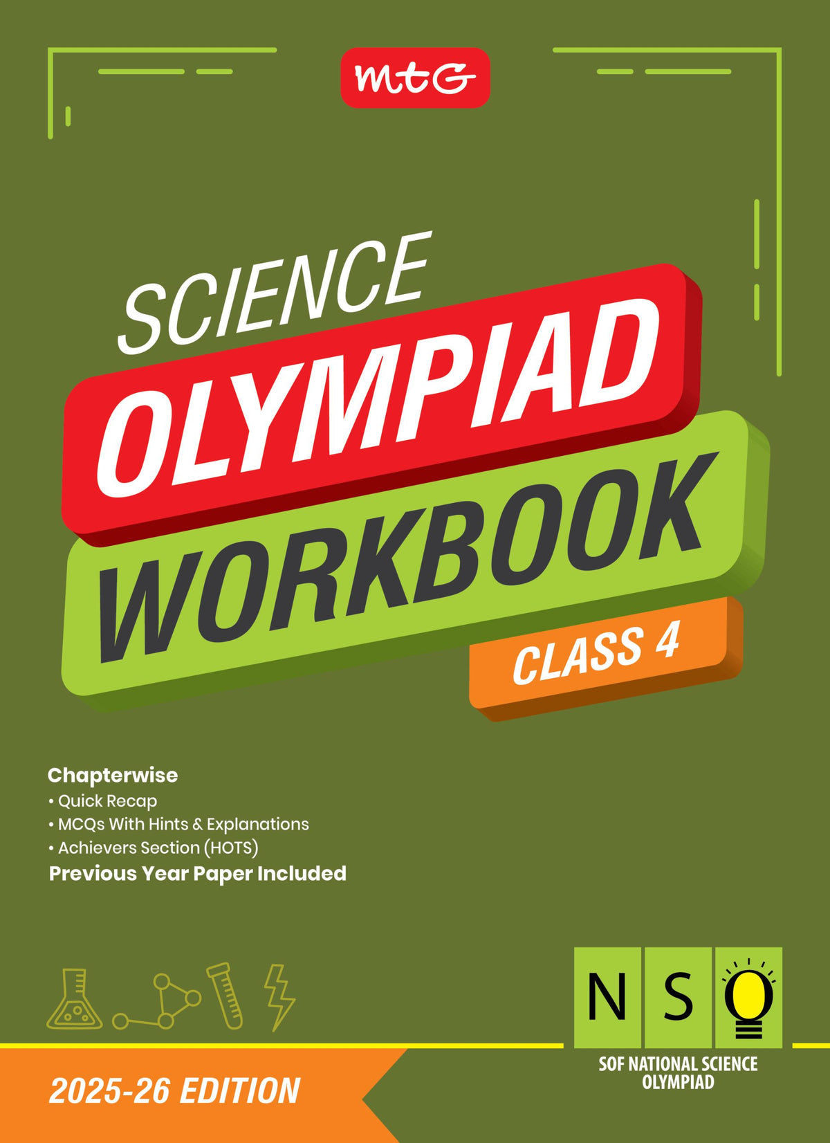 MTG SCIENCE OLYMPIAD WORKBOOK NSO 4 2025-26
