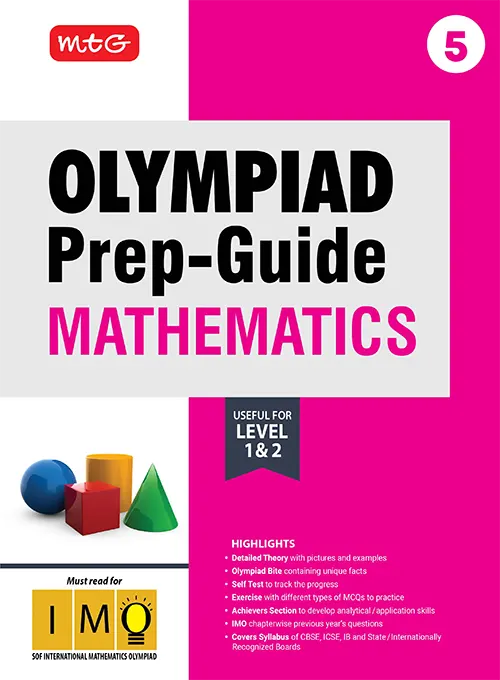 MTG MATHEMATICS OLYMPIAD PREP-GUIDE IMO 5 2025-26