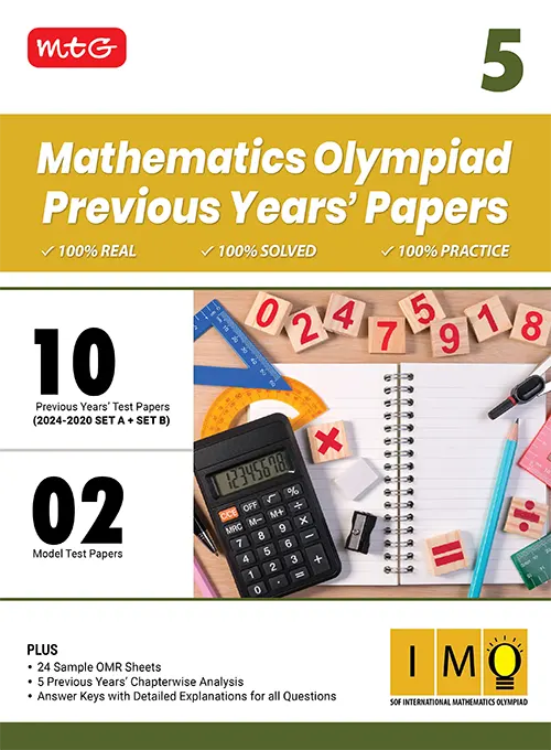 MTG MATHEMATICS OLYMPIAD PREVIOUS YEARS PAPERS 5 IMO 2025-26