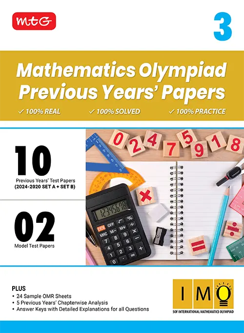 MTG MATHEMATICS OLYMPIAD PREVIOUS YEARS PAPERS 3 IMO 2025-26