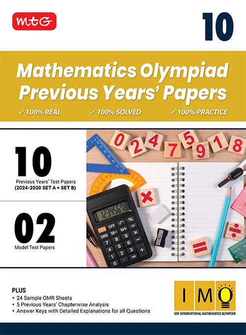 MTG MATHEMATICS OLYMPIAD PREVIOUS YEARS PAPERS 10 IMO 2025-26