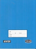 BLUE A5 12 MM  SQUARE 192 PAGES (MATHS)