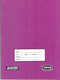 PURPLE A5 SINGLE LINE 192 PAGES