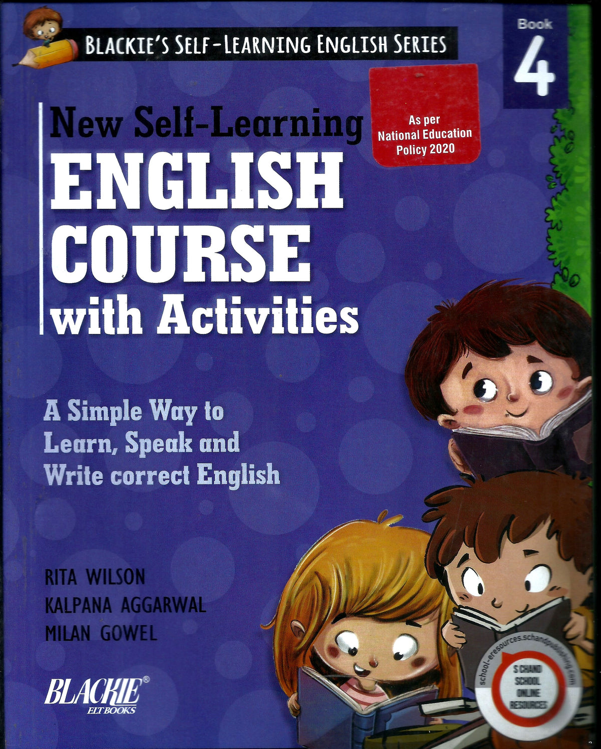 S CHAND SELF LEARNING ENGLISH COURSE WITH ACTIVITIES 4