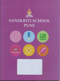 SS A5 PURPLE SINGLE LINE (MARATHI) 100 PAGES NOTEBOOK