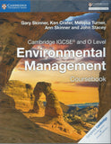 CUP ENVIRONMENTAL MANAGEMENT O LEVEL IGCSE COURSBOOK