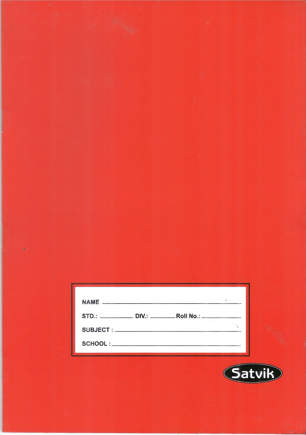 RED KINGSIZE SINGLE LINE 192 PAGES(HINDI)