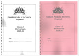 PPS WORKSHEET CLASS 1