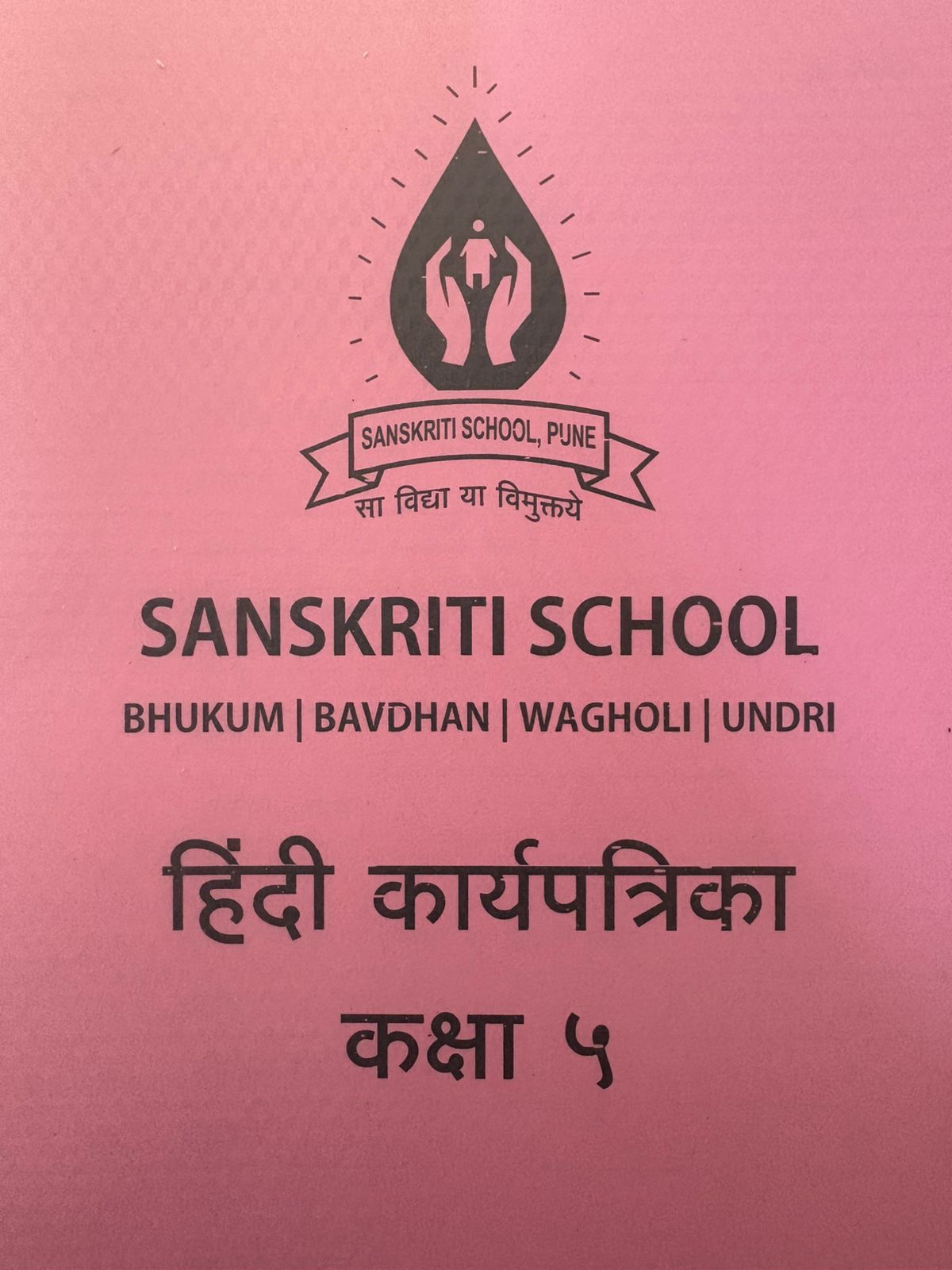 SANSKRITI CLASS 5 HINDI WORKSHEET