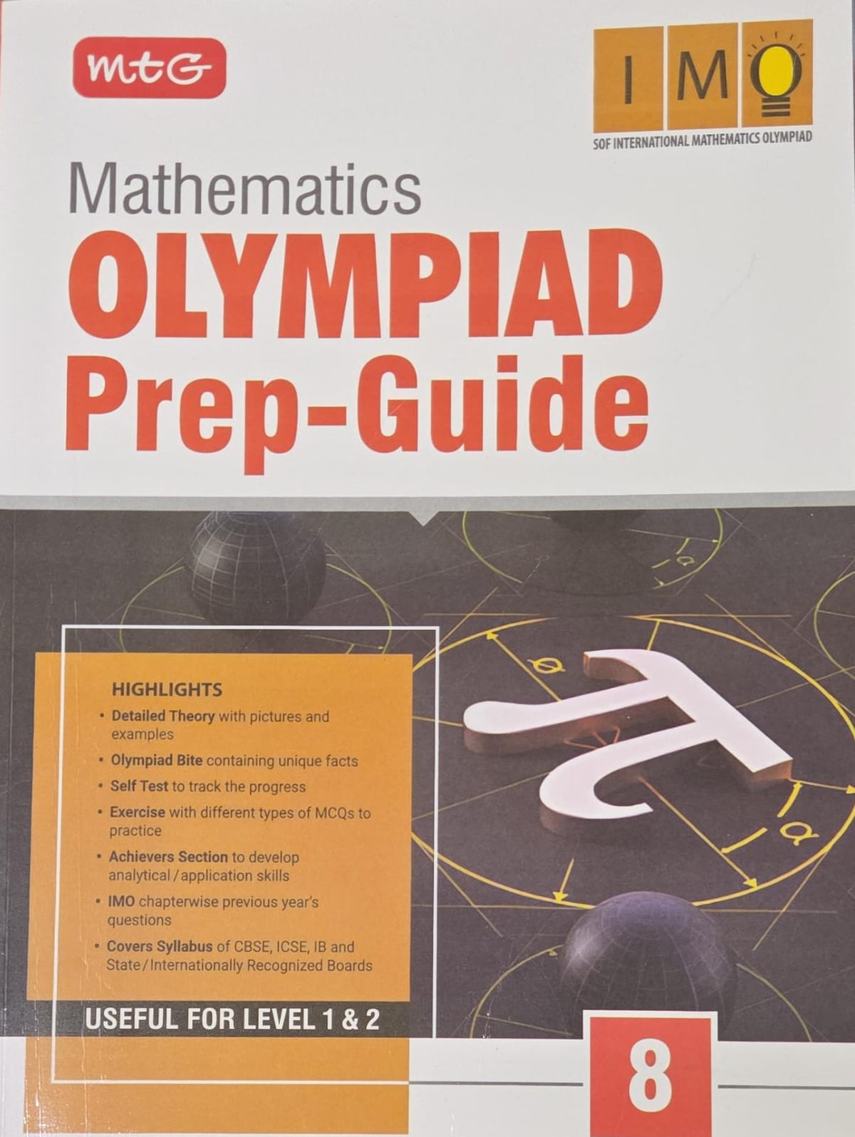 MTG MATHEMATICS PREP GUIDE 8