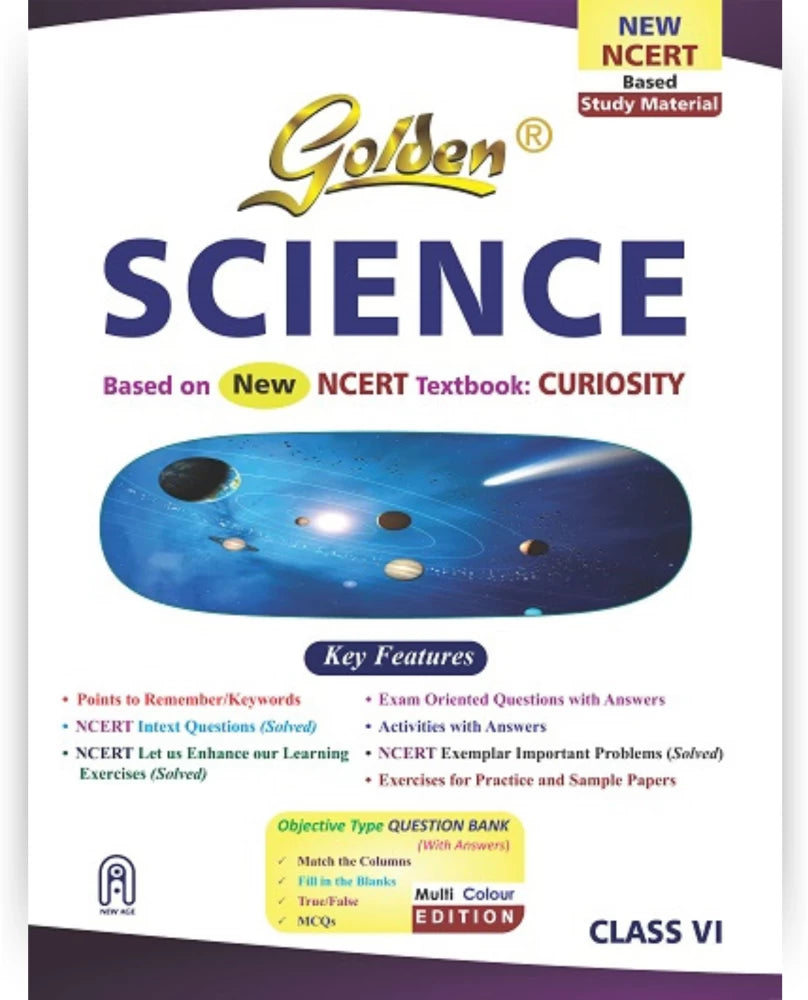 GOLDEN REFERENCE BOOK SCIENCE CURIOSITY CLASS 6 2024-25