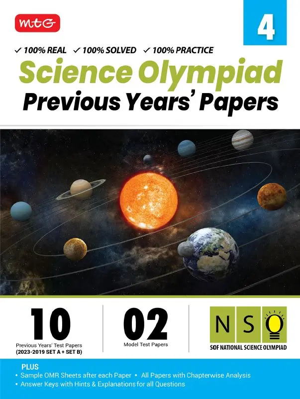 MTG SCIENCE OLYMPIAD PREVIOUS YEARS PAPERS 4